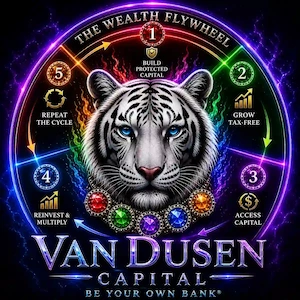 Van Dusen Capital White Tiger Logo